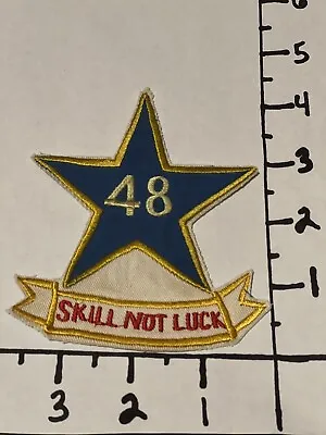 Us 48th Assault Helicopter Company Skill Not Luck Vietnam Patch • $9.99