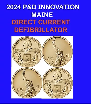 2024 P D American Innovation MAINE P&D 2-coin Set DIR CURRENT ⭐PRE-SALE MAY 16⭐ • $3.99