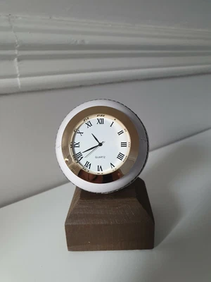 £19.99 • Buy Upcycled Cricket Ball Clock Ideal Gift