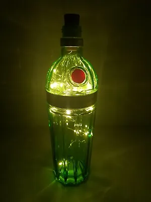 Tanqueray No. 10 Gin Bottle Upcycle Lamp (Cork String Lights) • £6