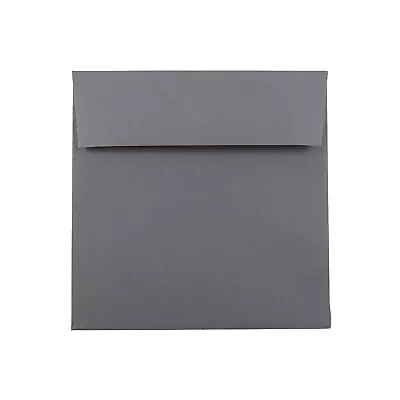 JAM Paper 6 X 6 Square Invitation Envelopes Dark Grey 36396439H • $283.99