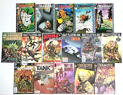 Military Comic Lot 15 Books Unknown Soldier Battlefields Gi Combat Army War • $5