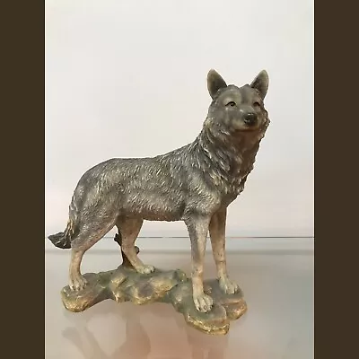 LITTLE WOLF - 27cm WIDE (10.5 INCHES) X 30cm HIGH (12 INCHES) - FIGURINE - NEW • $136