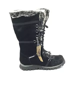 Skechers Women's Grand Jams Unlimited Winter Boot In Black Size 5US NIB • $75