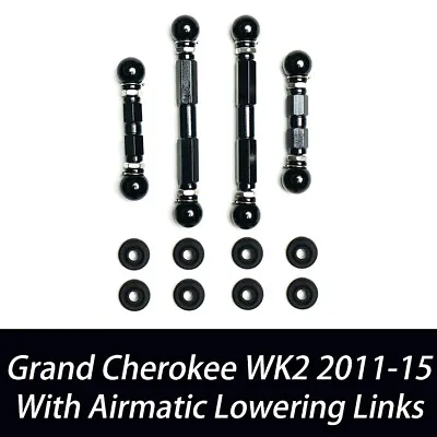 For 2011-2015 Jeep Grand Cherokee WK2 With Air Suspension Lowering Links Kit • $129.99