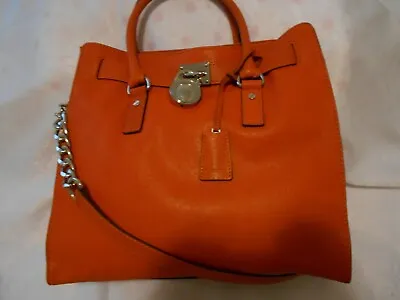 Michael Kors-hamilton Tangerine Color Tote Bag For Woman • $202.40