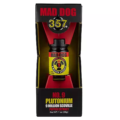 Mad Dog 357 No. 9 Plutonium 9 Million Scoville Pepper Extract 1oz • $140.52