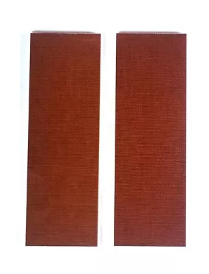 2 Pcs .187  Brown Canvas Micarta Knife Handle Material Blank Scales 5.75  X1.75  • $8.15