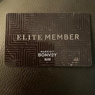 Marriott Hotels Room Key Card Elite Member • $2.75