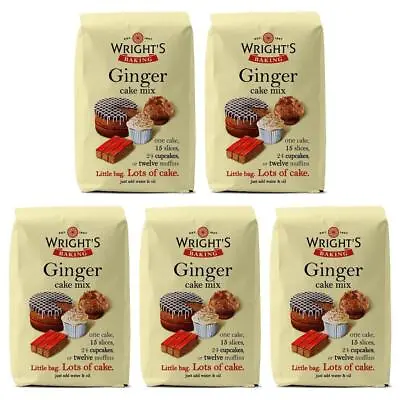 Wright's Baking Ginger Cake Mix 500g (Pack Of 5) • £16.49