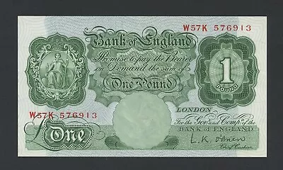 BANK OF ENGLAND £1 Note 1955 O'Brien B273 Uncirculated Banknotes • £28
