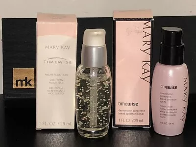 Mary Kay Timewise DAY And NIGHT Solution 2339 & 72656 New 2-piece SET Read RARE • $56.95