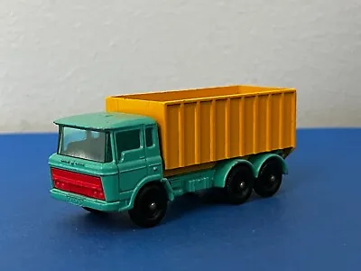 Vintage Matchbox Lesney No. 47 DAF Tipper Truck Turquoise Aqua Yellow Nice! • $11.99