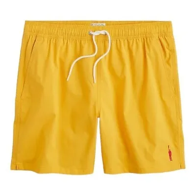 J Crew Swim Shorts Men Medium Pockets Oarsman UPF 50 Drawstring Mesh Lined • $45