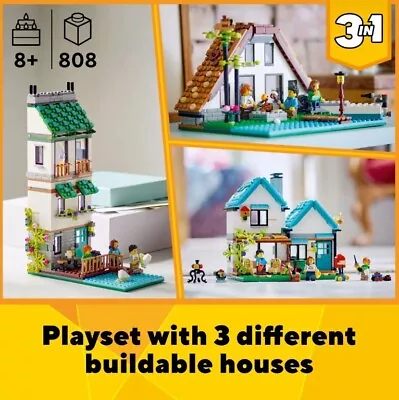 LEGO CREATOR: Cozy House (31139) 3 In 1 New Sealed Free Post Australia Seller • $99.99