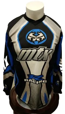 MTX Motocross Boys Size Large 14/16 Long Sleeve Racing Jersey Shirt (A5) • $15