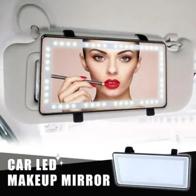 60 LEDs Car Sun Visor Vanity Mirror Rechargeable Makeup Mirror With 3Light Modes • $19.59