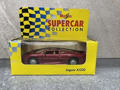 Die Cast Scale Model Maisto Supercar Collection Jaguar Xj220  • £4