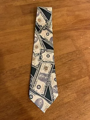 Rene Chagal Money Men's Neck Tie Silk • $5