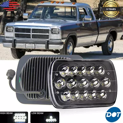 For Dodge D150 D250 D350 Pickup 7x6  LED Headlight High/Low Beam DOT NEW 90W H4 • $23.14