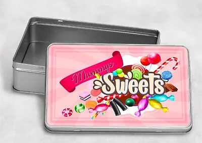 £12.99 • Buy Personalised Sweet Tin For Chocolate Sweets And Treat Storage Secret Stash Gift 