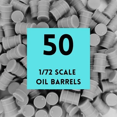 1/72 1:72 Scale Diorama Oil Barrels Set Of 50 • £7.99