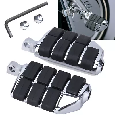 Motorcycle Highway Foot Pegs Footrest Pedals For Harley Touring Road King Glide • $31.91