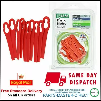 Fits Challenge Meb929 Meh29 Meh929 Lawnmower & Strimmers Plastic Blades 10 Pack  • £5.99