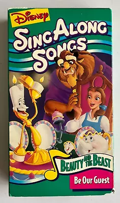 Disney Sing Along Songs VHS: Beauty And The Beast Be Our Guest (1992) • $6.95