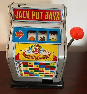 Vintage Jack Pot Bank Toy Slot Machine • $15.99