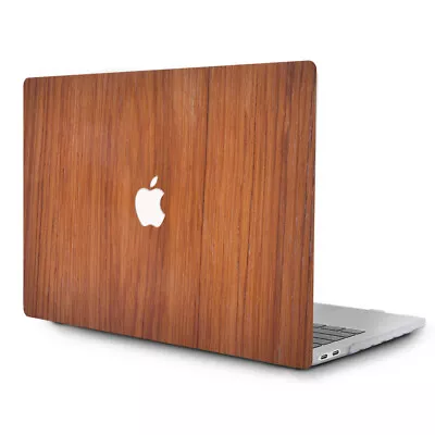 Wood Grain Cut-Out Hard Case Cover Shell For Macbook Air Pro 11  13  14  15  16  • $16.99
