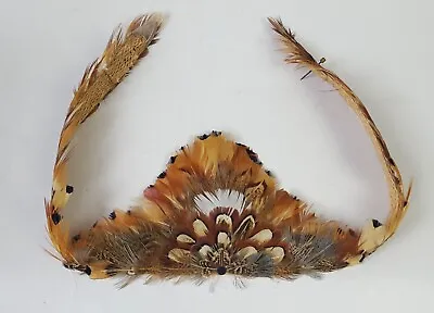 Vintage Hickory Valley Originals Feather Art Headdress Native American Indian • £67.50