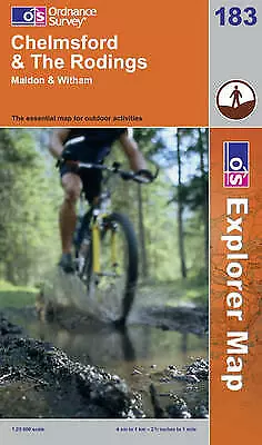 Ordnance Survey : Chelmsford And The Rodings (Explorer Map Fast And FREE P & P • £4.99