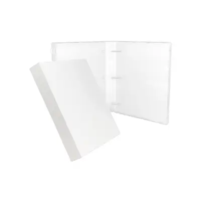 UniKeep 3 Ring Binder - Clear - 1.5 Inch Spine - No Overlay - Box Of 15 • $89.99