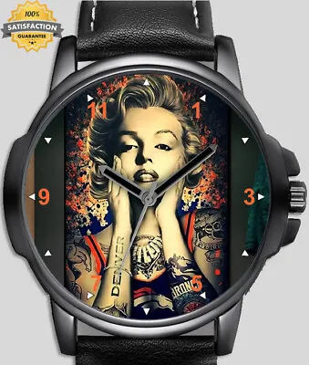 Marilyn Monroe Vintage Art Lover Stylish Rare Quality Wrist Watch UK Seller • $40.35