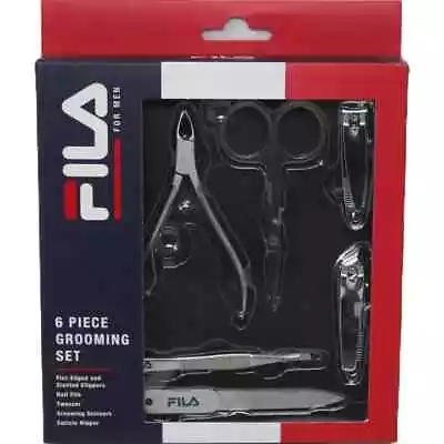 Fila 6-piece Manicure Pedicure Grooming Kit Unisex Set • $9.99