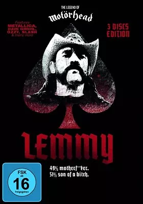 Lemmy (Limited Black Edition 3 Discs OmU) (DVD) Lemmy Kilmister (UK IMPORT) • $24.33