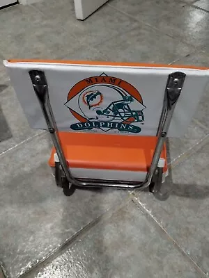 Vintage Miami Dolphins Stadium Seat NFLP 1993 Football Folding Bleacher Chair • $10
