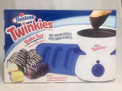 Hostess Twinkies Bake Set With Chocolate Melting Pot Silicone Pan Dipping Baking • $14.97