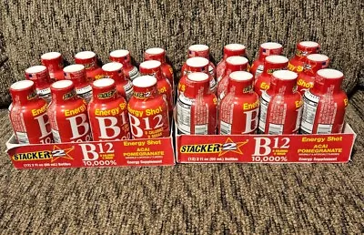 2 Cases Of Energy Shot Acai & Pomegranate B12 - 24 Bottles Exp. 1/25/26 • $48