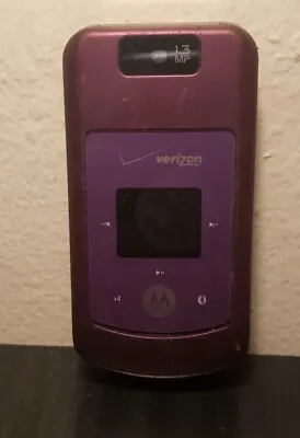 Motorola Moto W755 Cellphone Purple Phone - FOR PARTS ONLY - Verizon  • $17.95