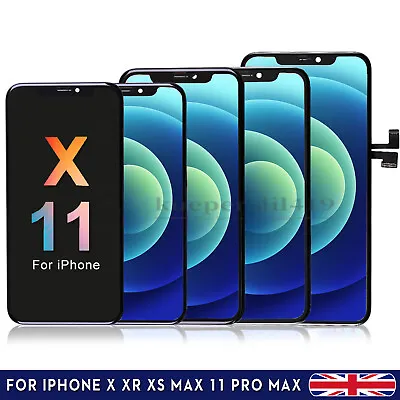 For Apple IPhone X XR XS Max 11 12 Pro 13 Mini 14 Screen Replacement LCD Display • £20.99