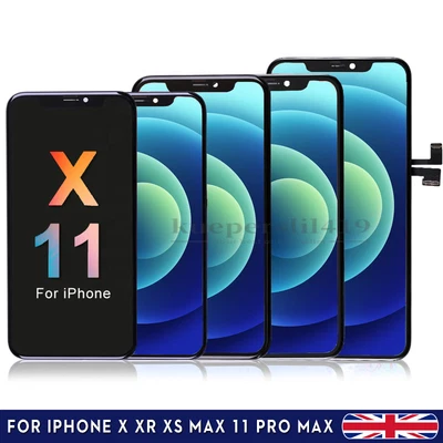 For Apple IPhone X XR XS Max 11 12 Pro 13 Mini SE Screen Replacement LCD Display • £19.91