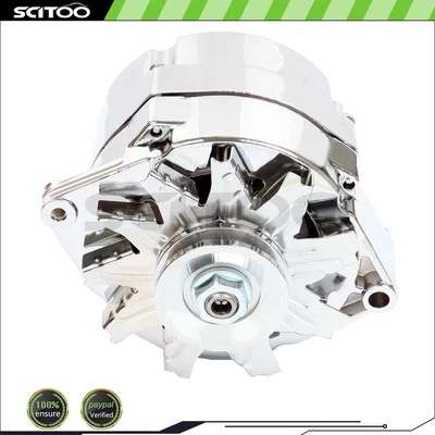 $76.90 • Buy Alternator For Chrome BBC SBC Chevy 110Amp Street Rod GM 1 Wire 1975-1985 110Amp
