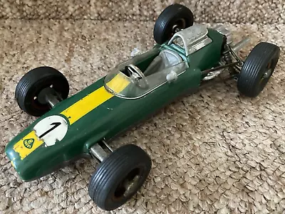 An Unboxed 1970’s Green Lotus Formula 1 Clockwork F1 Car – Read Description • £24.99