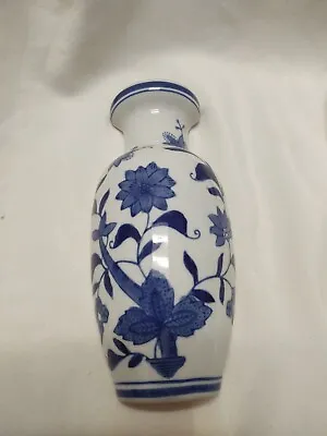 Porcelain Blue & White Wall Pocket Vase Wall Decoration  • $27.29