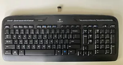 Logitech K330 Wireless Keyboard Black WITH Logitech Unifying Receiver • $10.80