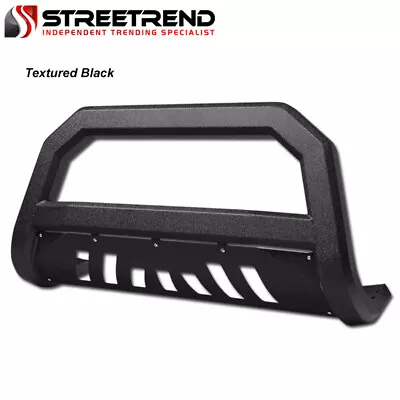 For 2005/2006-2010 Hummer H3 Textured Blk AVT Edge Bull Bar Bumper Grille Guard • $225.99