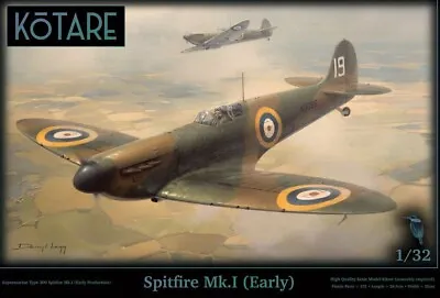KOTARE K32004 1/32 Spitfire MK I Early Version With Three Markings • £79.99