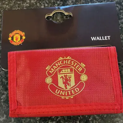 Official Badge Crested Manchester United Red Zip Wallet Brand New Gift  • £9.99